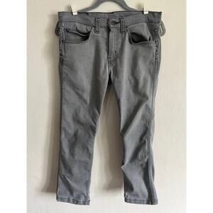 Levi's 511 Gray distressed‎ men's jeans 31x32